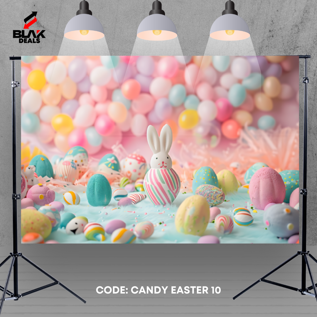 Candy Easter Newborn Toddler Kids Photography Backdrop Photoshoot | BLAK Deals