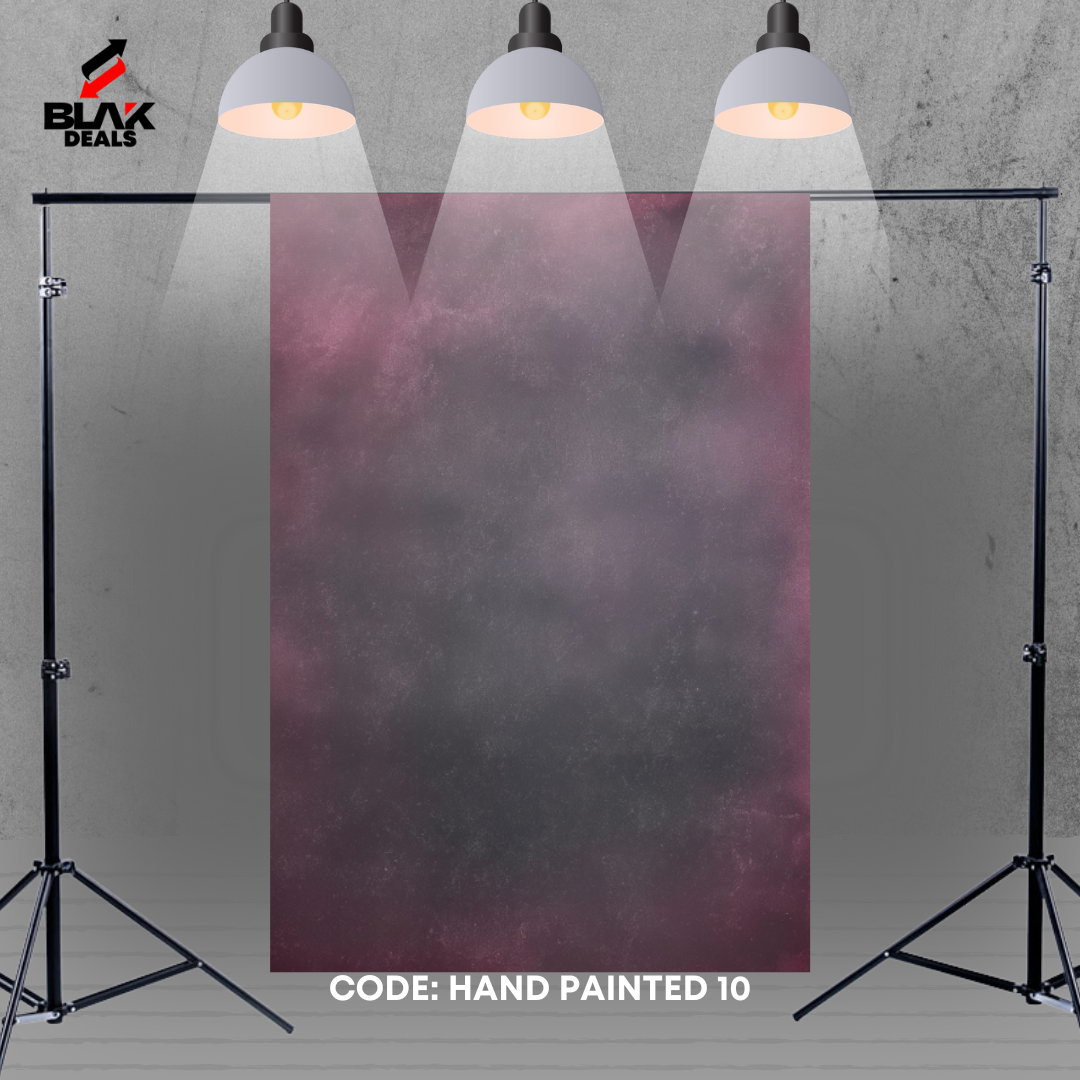 Painted Canvass Fine Art Graduation Family Portrait Photography Backdrop Photoshoot | BLAK Deals