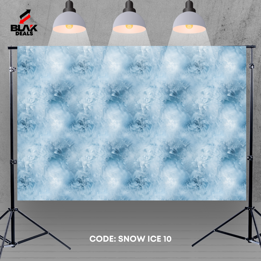 Floor Snow Ice Frozen Kids Toddler Newborn Photography Backdrop Photoshoot | BLAK Deals