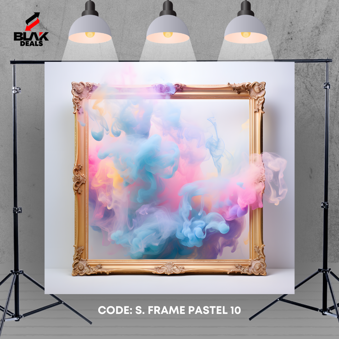 Pastel Pink Blue Smoke Smoke Frame Maternity Portrait Photography Backdrop Photoshoot | BLAK Deals