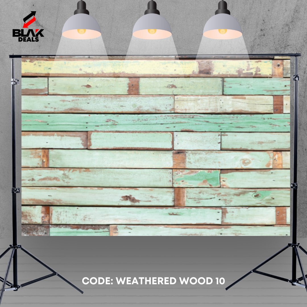 Weathered Wood Floor Photography Backdrop Photoshoot | BLAK Deals