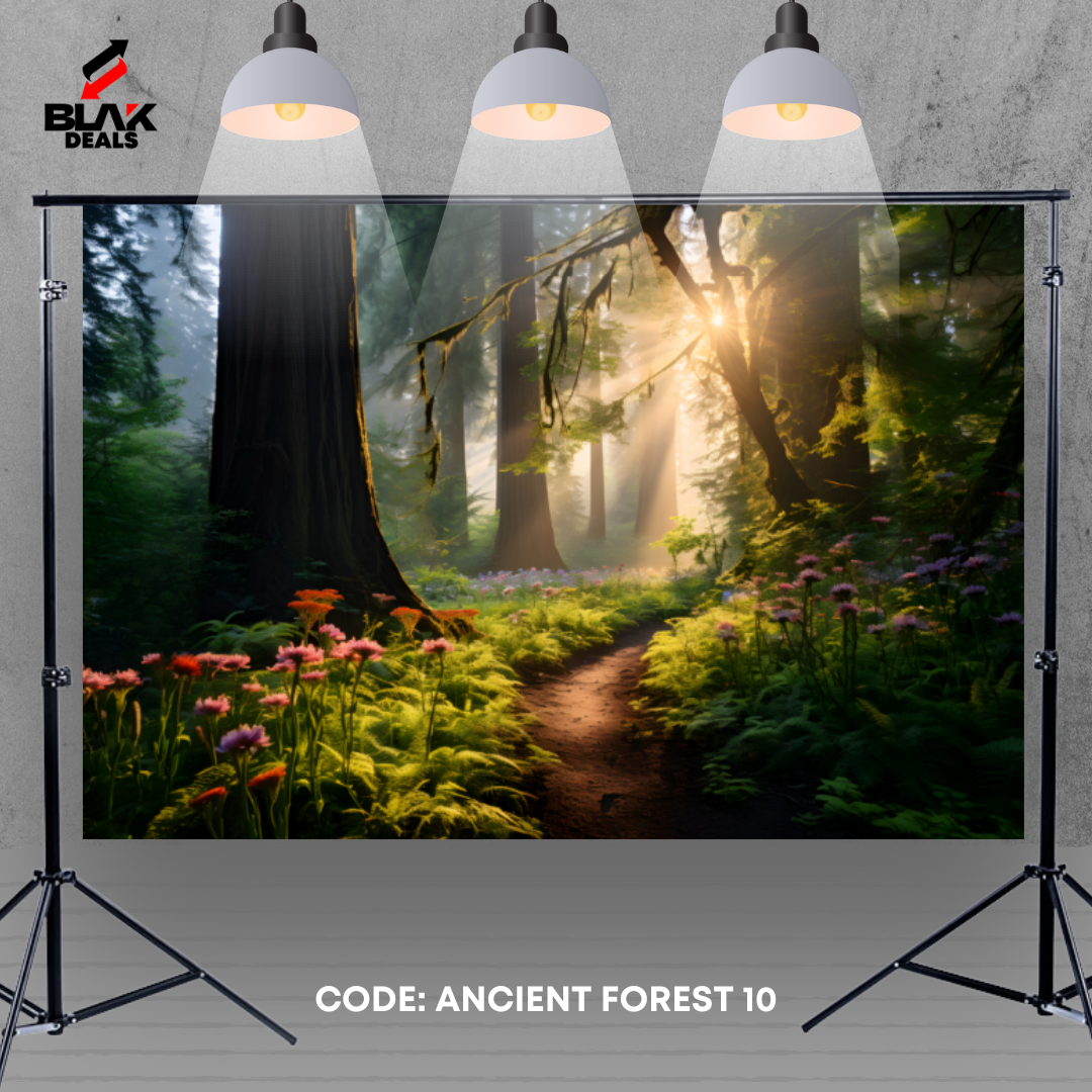 Ancient Forest Nature Family Maternity Couple Photography Backdrop Photoshoot | BLAK Deals