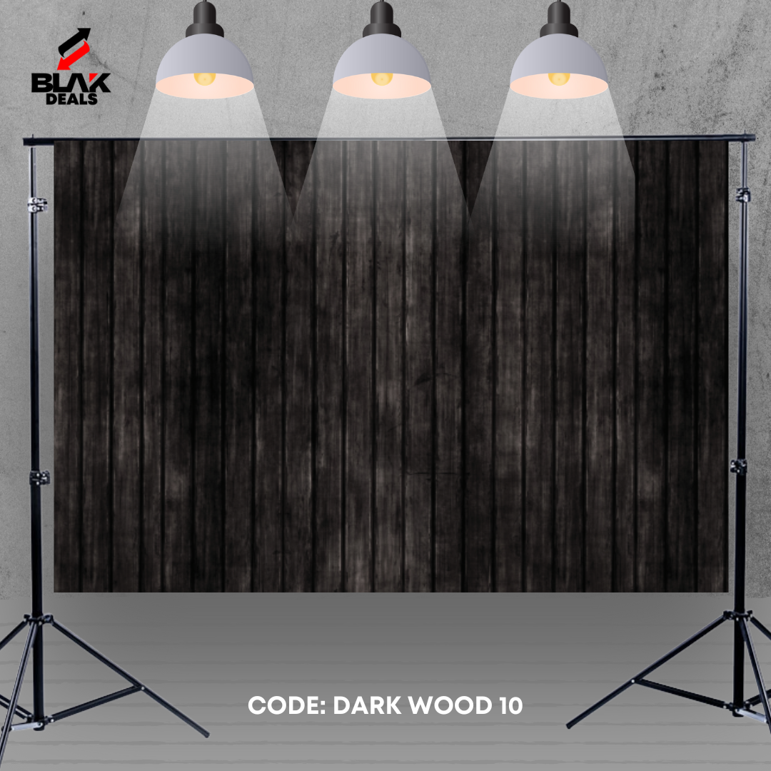 Black Wood Floor Photography Backdrop Photoshoot | BLAK Deals