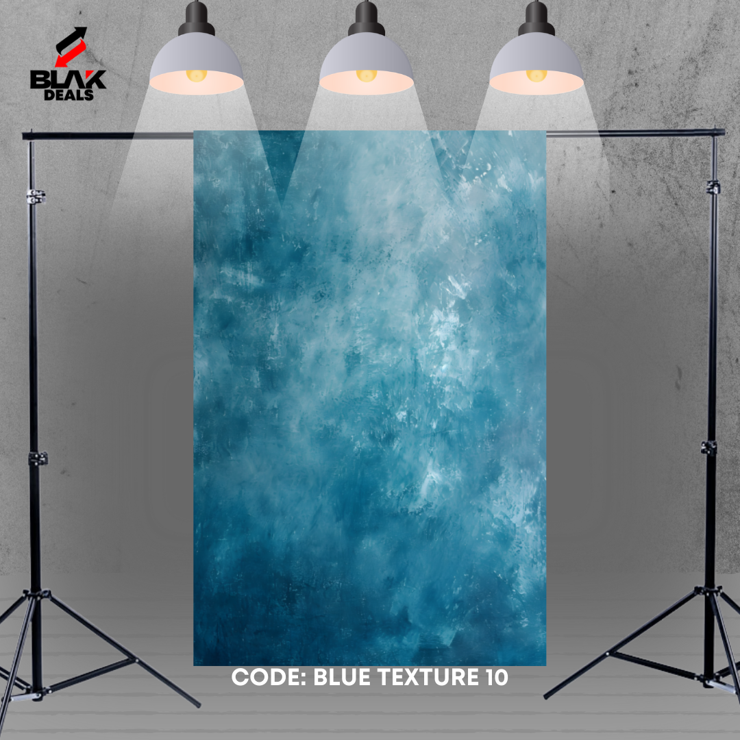 Blue Texture Family Couple Portrait Maternity Photography Backdrop Photoshoot | BLAK Deals