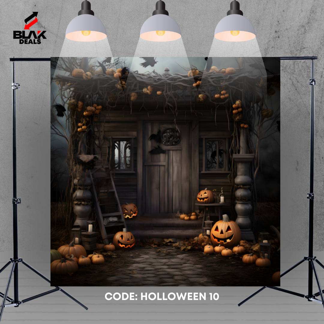 Arc Halloween Photography Backdrop Photoshoot | BLAK Deals