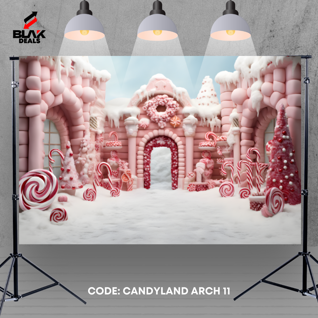 Arc Candyland Kids Toddler Newborn Photography Backdrop Photoshoot | BLAK Deals