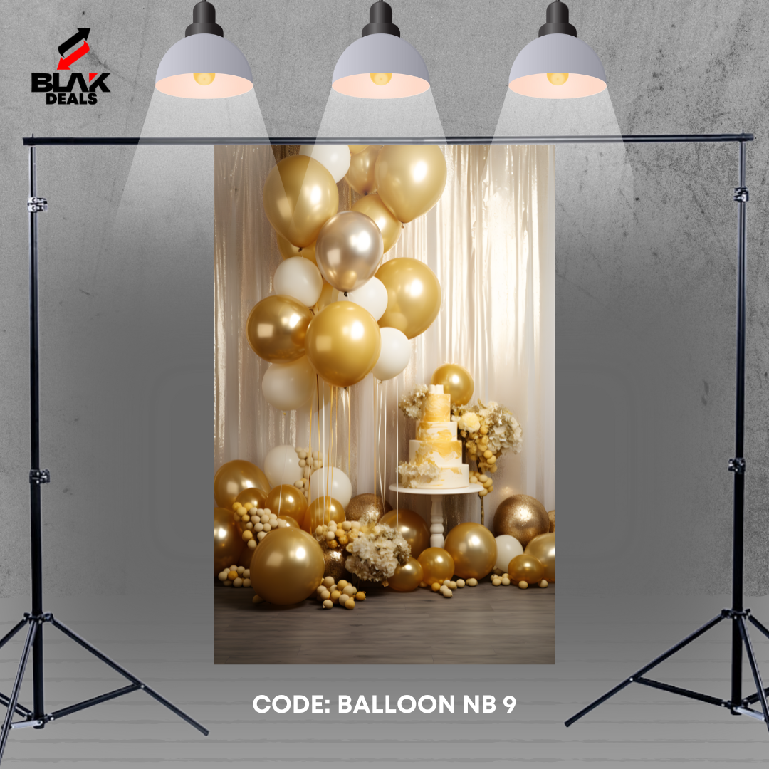 Balloon Family Maternity Couple Birthday Pink Blue Red Photography Backdrop Photoshoot | BLAK Deals