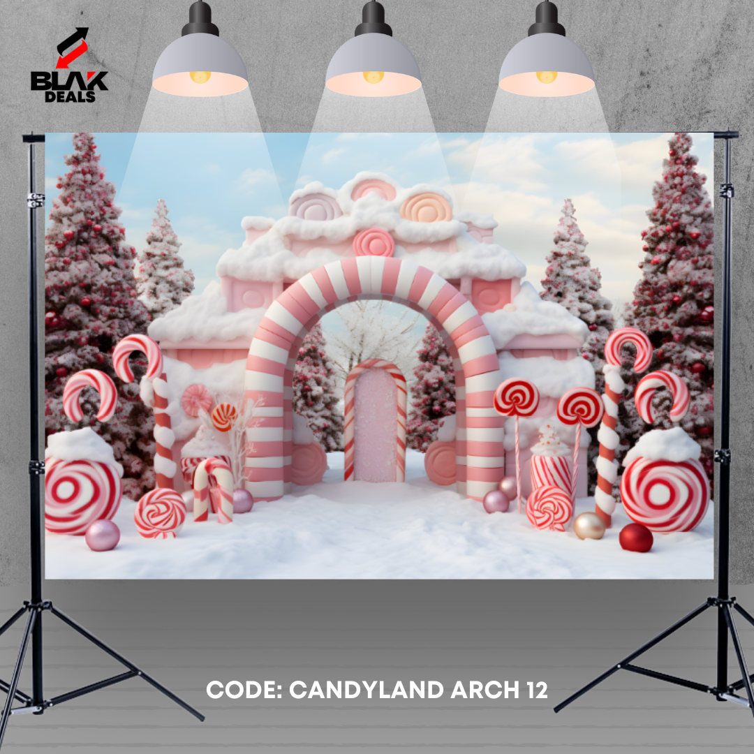Arc Candyland Kids Toddler Newborn Photography Backdrop Photoshoot | BLAK Deals