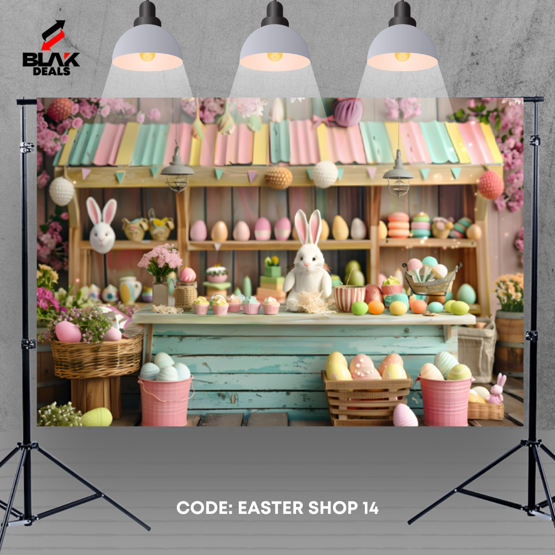 Shop Market Easter Newborn Toddler Kids Photography Backdrop Photoshoot | BLAK Deals