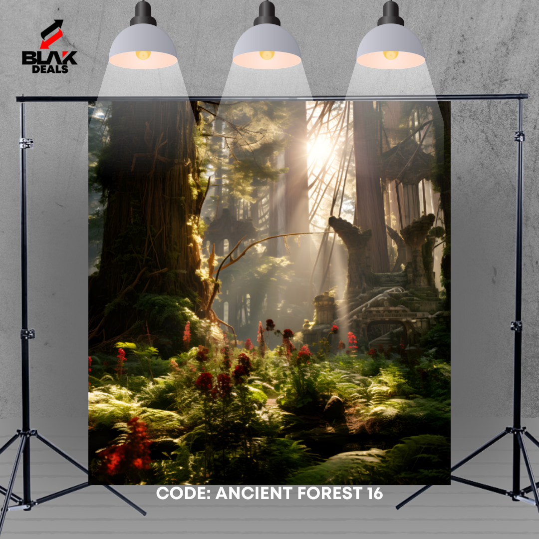 Ancient Forest Nature Family Maternity Couple Photography Backdrop Photoshoot | BLAK Deals