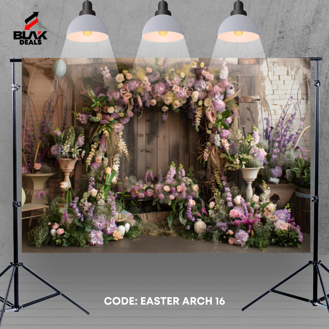 Arc Easter Newborn Toddler Kids Photography Backdrop Photoshoot | BLAK Deals