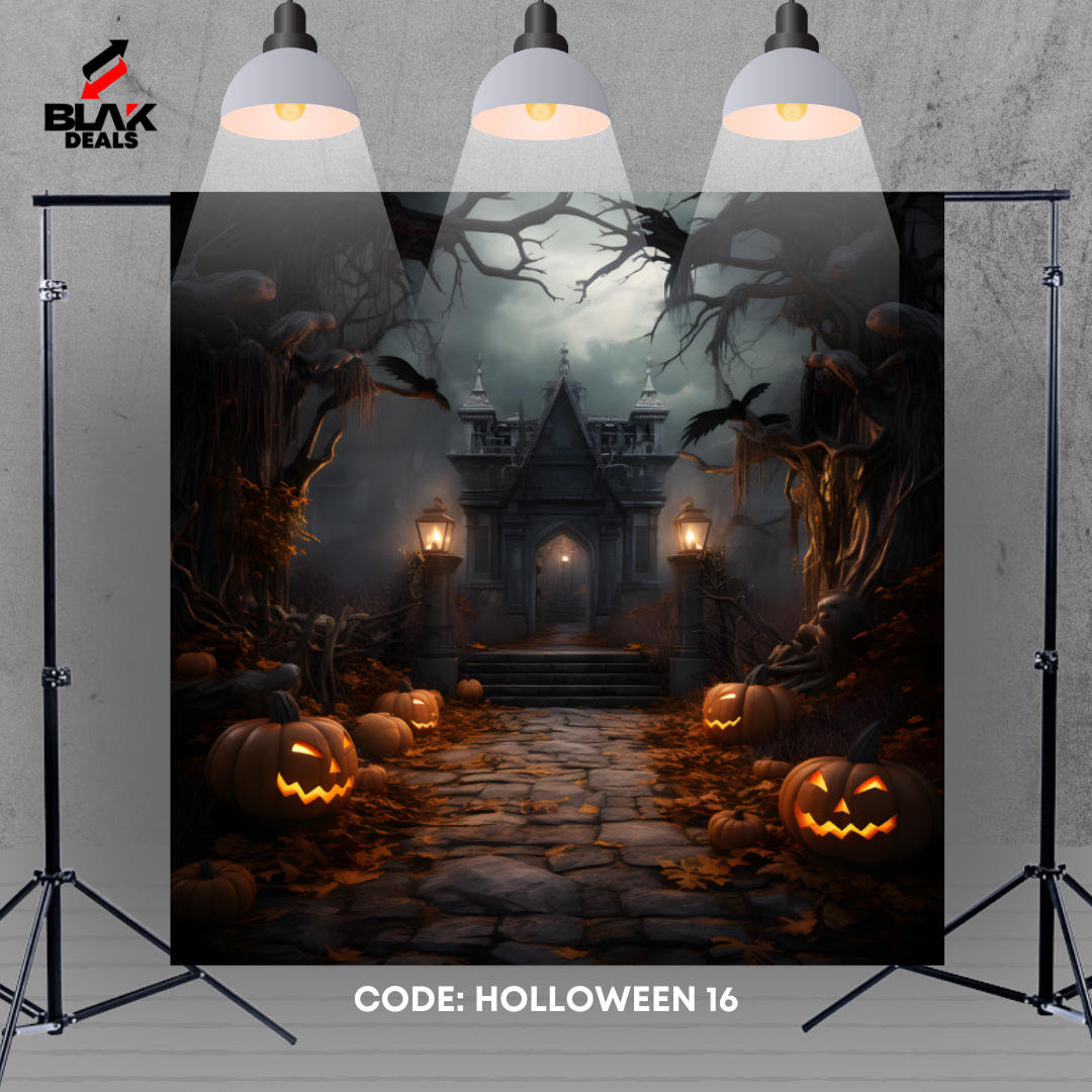 Arc Halloween Photography Backdrop Photoshoot | BLAK Deals