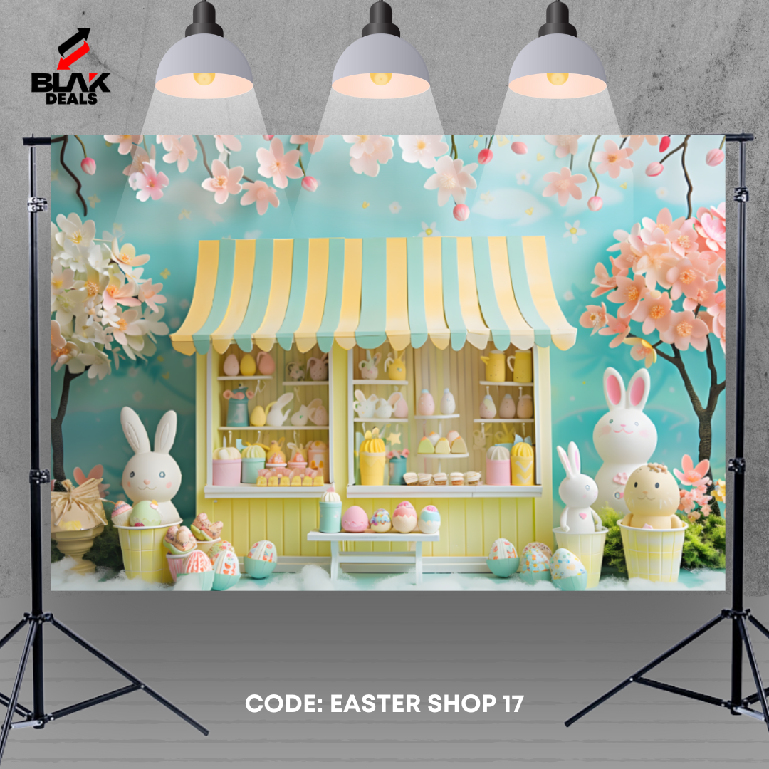 Shop Market Easter Newborn Toddler Kids Photography Backdrop Photoshoot | BLAK Deals
