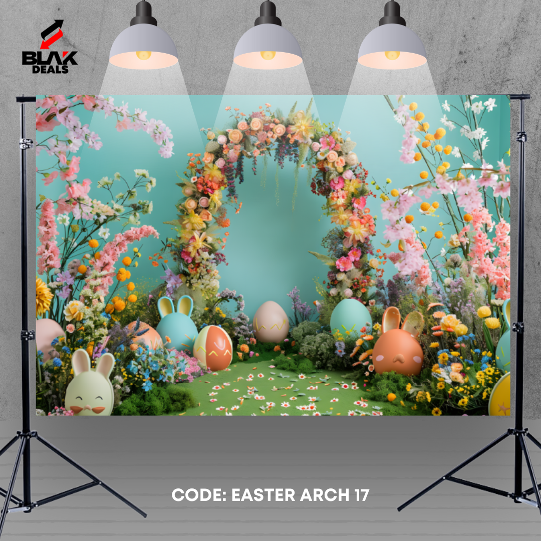 Arc Easter Newborn Toddler Kids Photography Backdrop Photoshoot | BLAK Deals