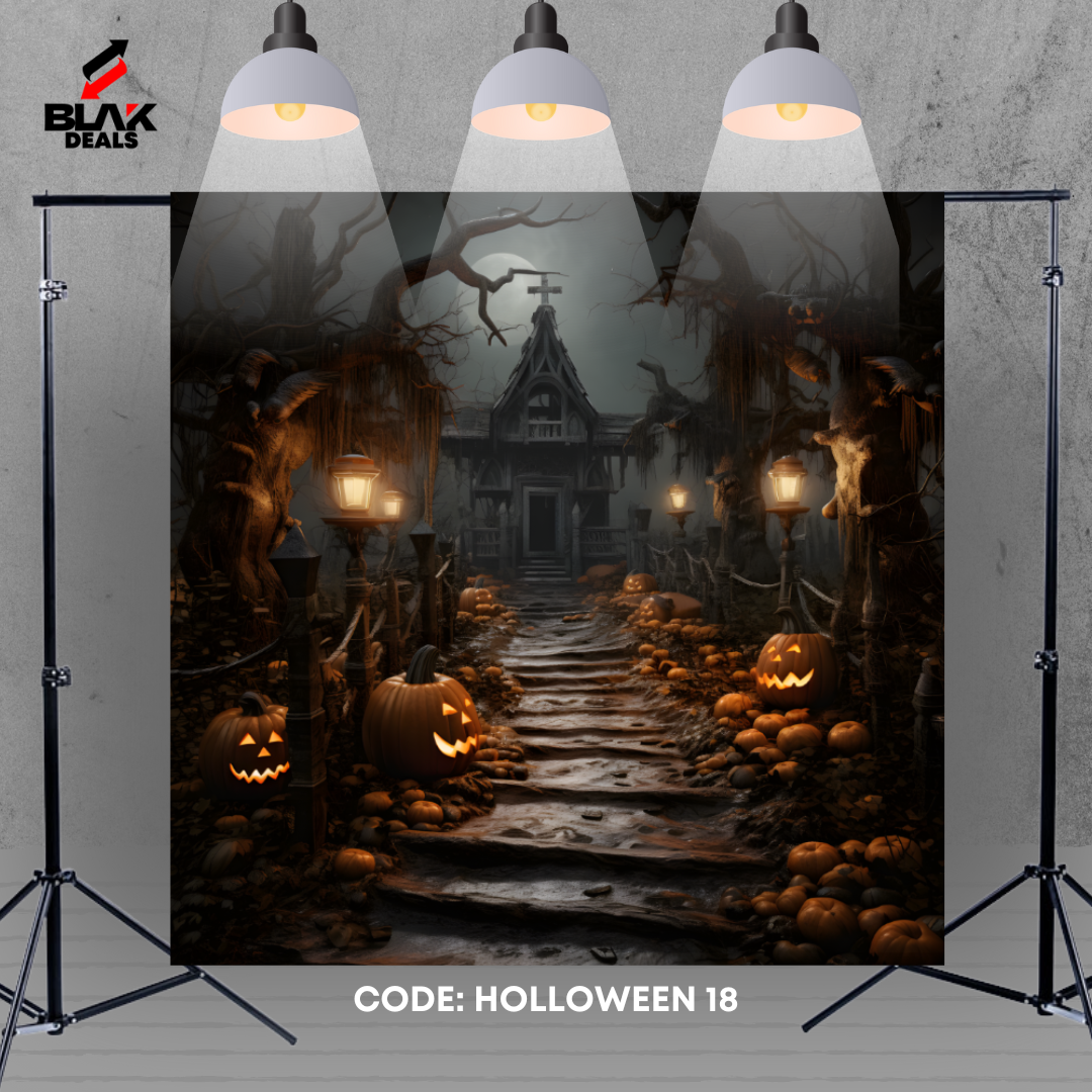 Arc Halloween Photography Backdrop Photoshoot | BLAK Deals
