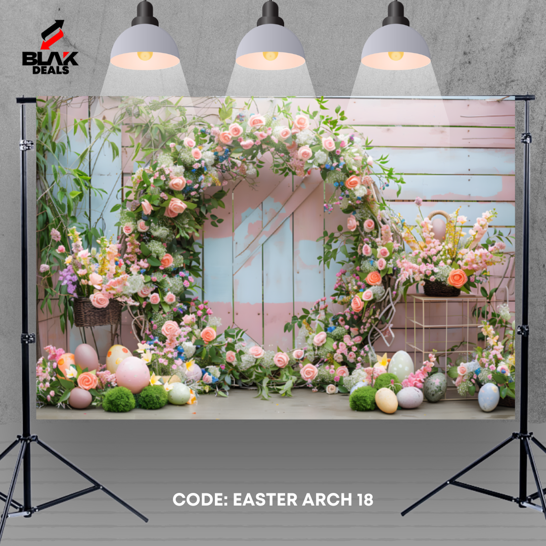 Arc Easter Newborn Toddler Kids Photography Backdrop Photoshoot | BLAK Deals