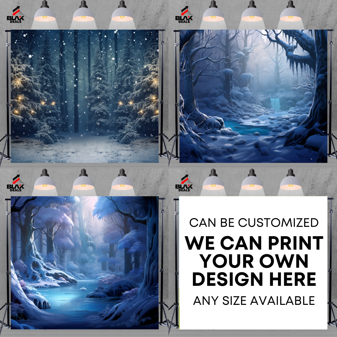 Forest Frozen Kids Toddler Newborn Photography Backdrop Photoshoot | BLAK Deals