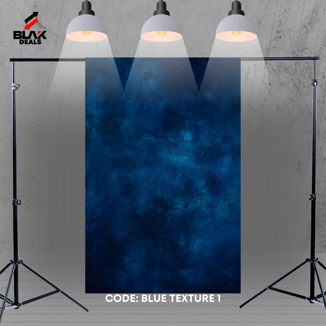 Blue Texture Family Couple Portrait Maternity Photography Backdrop Photoshoot | BLAK Deals