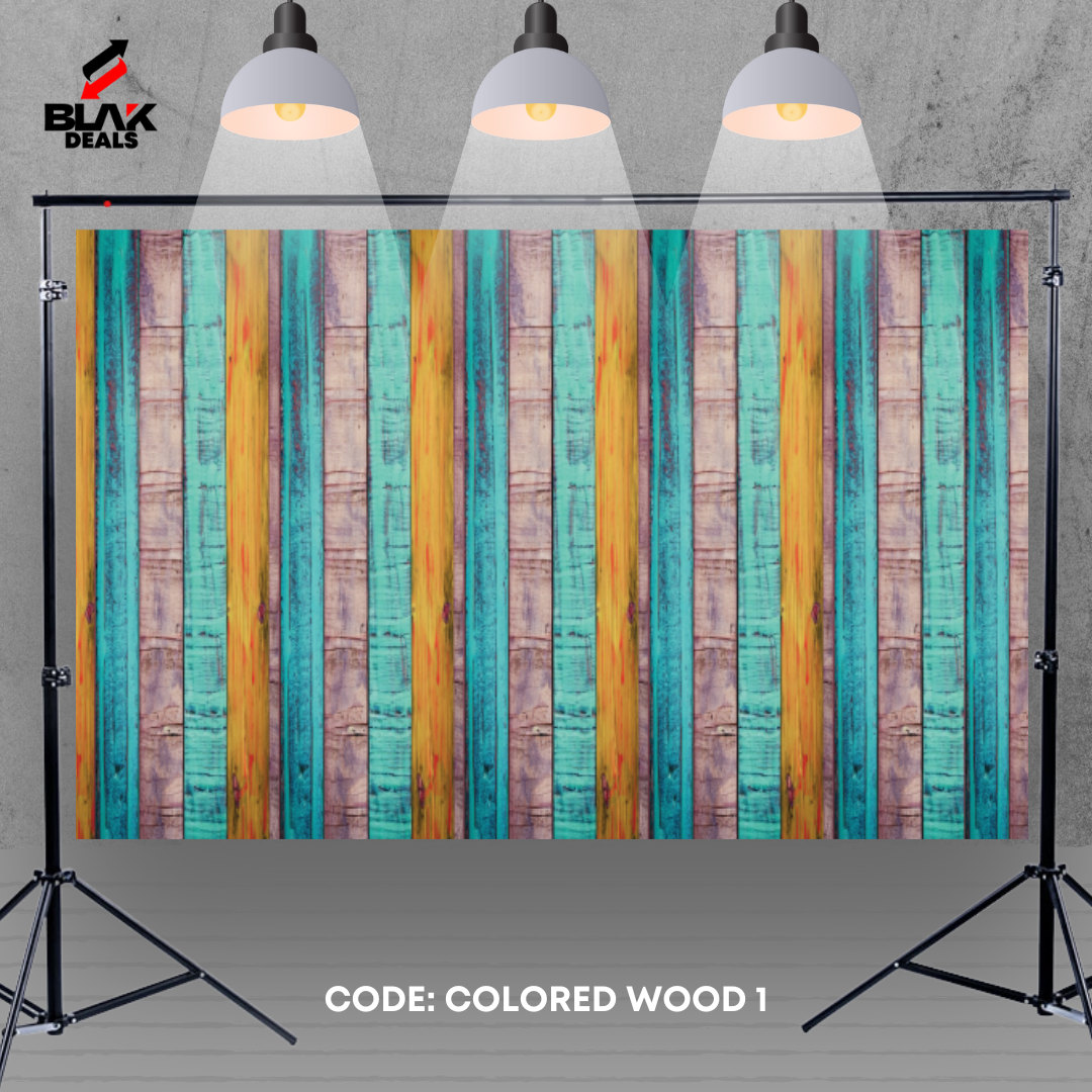 Colored Wood Floor Photography Backdrop Photoshoot | BLAK Deals