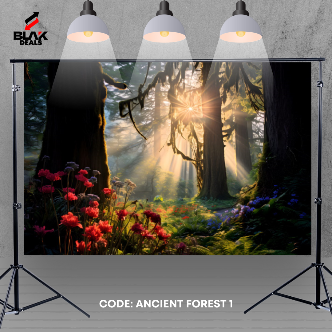 Ancient Forest Nature Family Maternity Couple Photography Backdrop Photoshoot | BLAK Deals