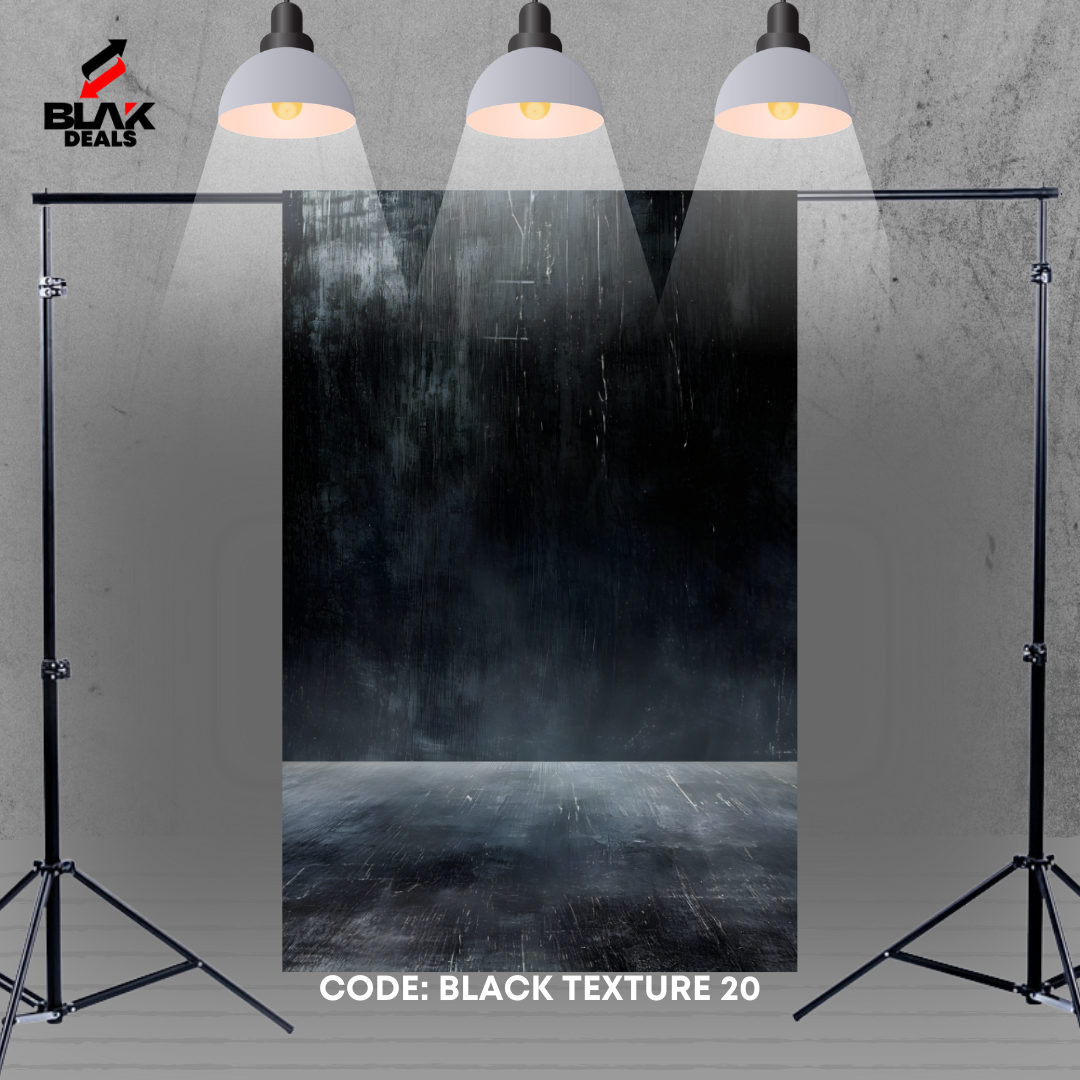 Black Texture Family Couple Portrait Maternity Photography Backdrop Photoshoot | BLAK Deals