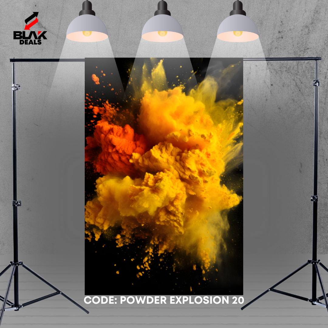 Powder Explosion Colorful Smoke Maternity Portrait Photography Backdrop Photoshoot | BLAK Deals