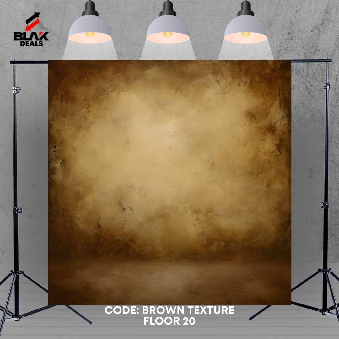 Brown w/ Floor Texture Family Couple Portrait Maternity Photography Backdrop Photoshoot | BLAK Deals