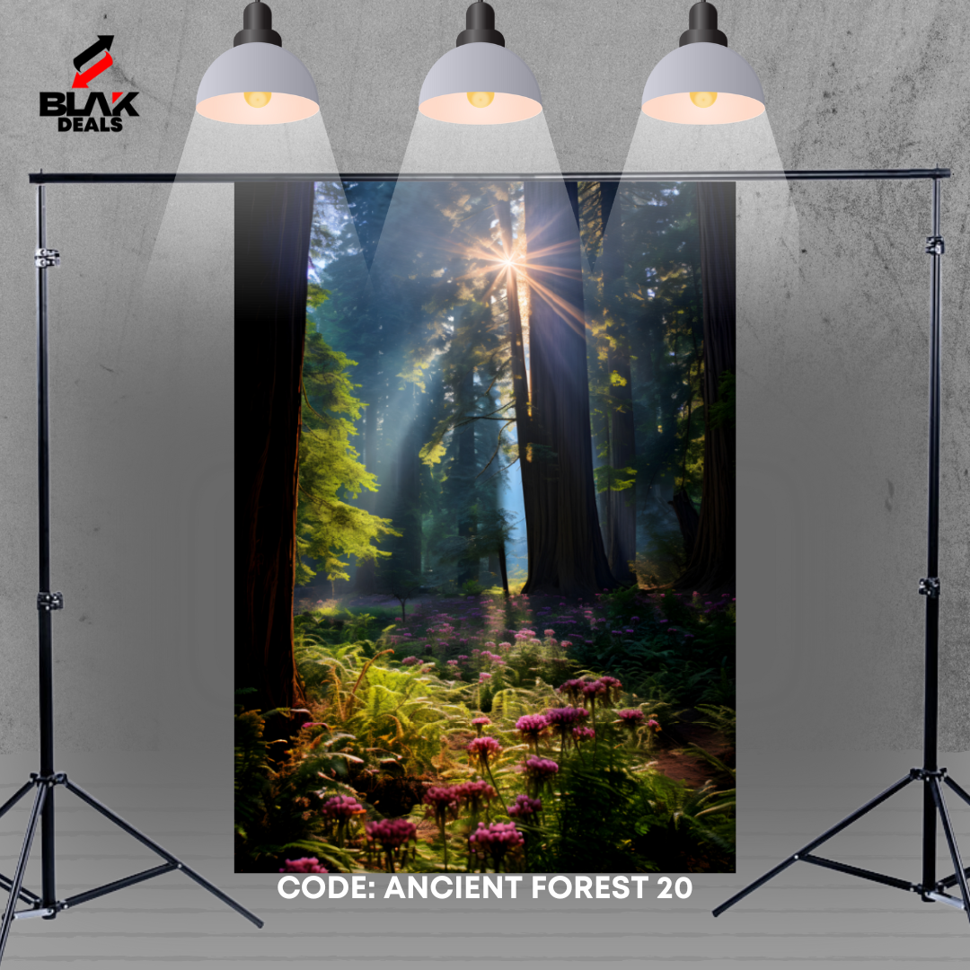 Ancient Forest Nature Family Maternity Couple Photography Backdrop Photoshoot | BLAK Deals