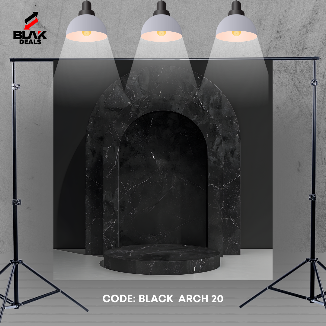 Minimalist Aesthetic Arc Family Maternity Minimal Black Photography Backdrop Photoshoot | BLAK Deals