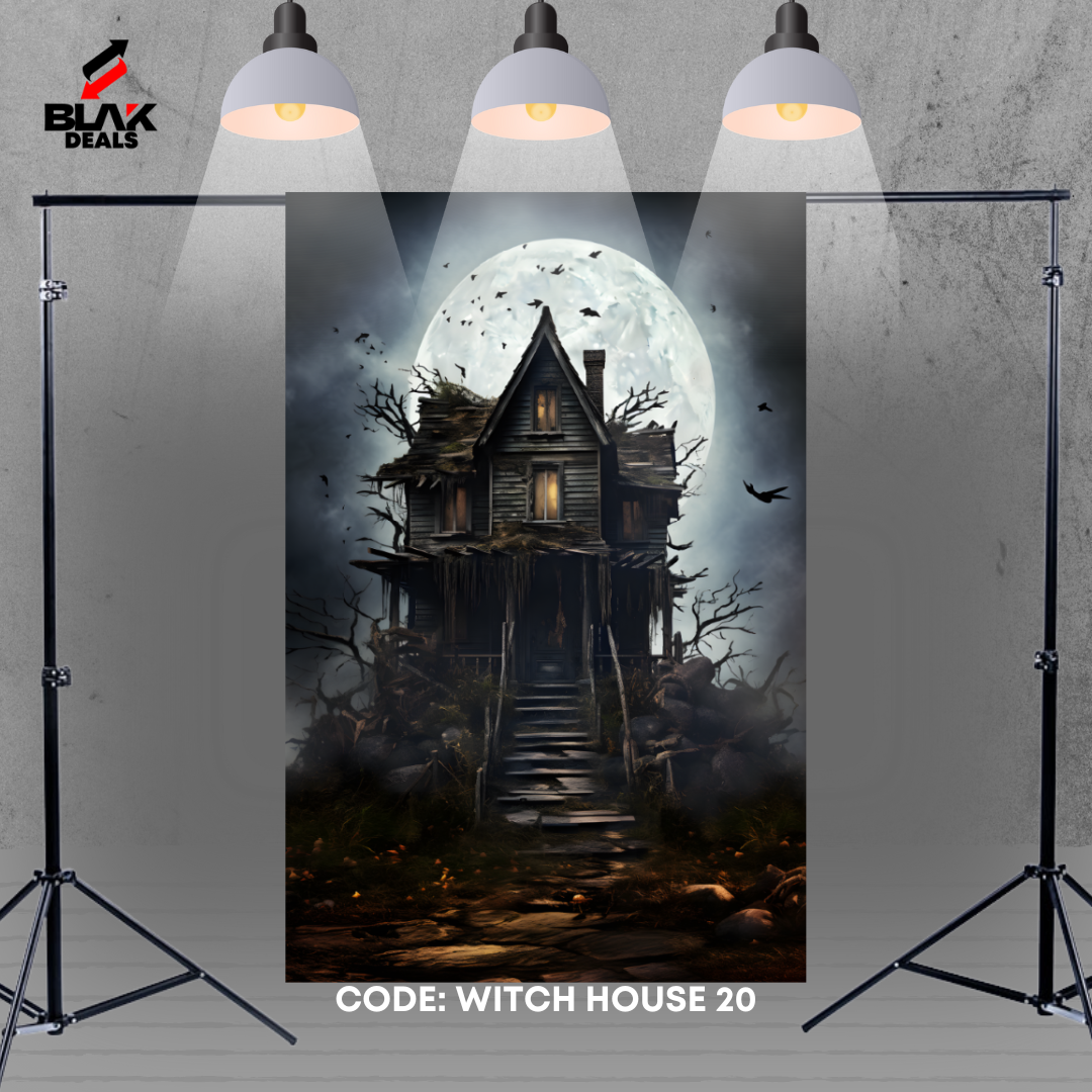 Witch Halloween Photography Backdrop Photoshoot | BLAK Deals