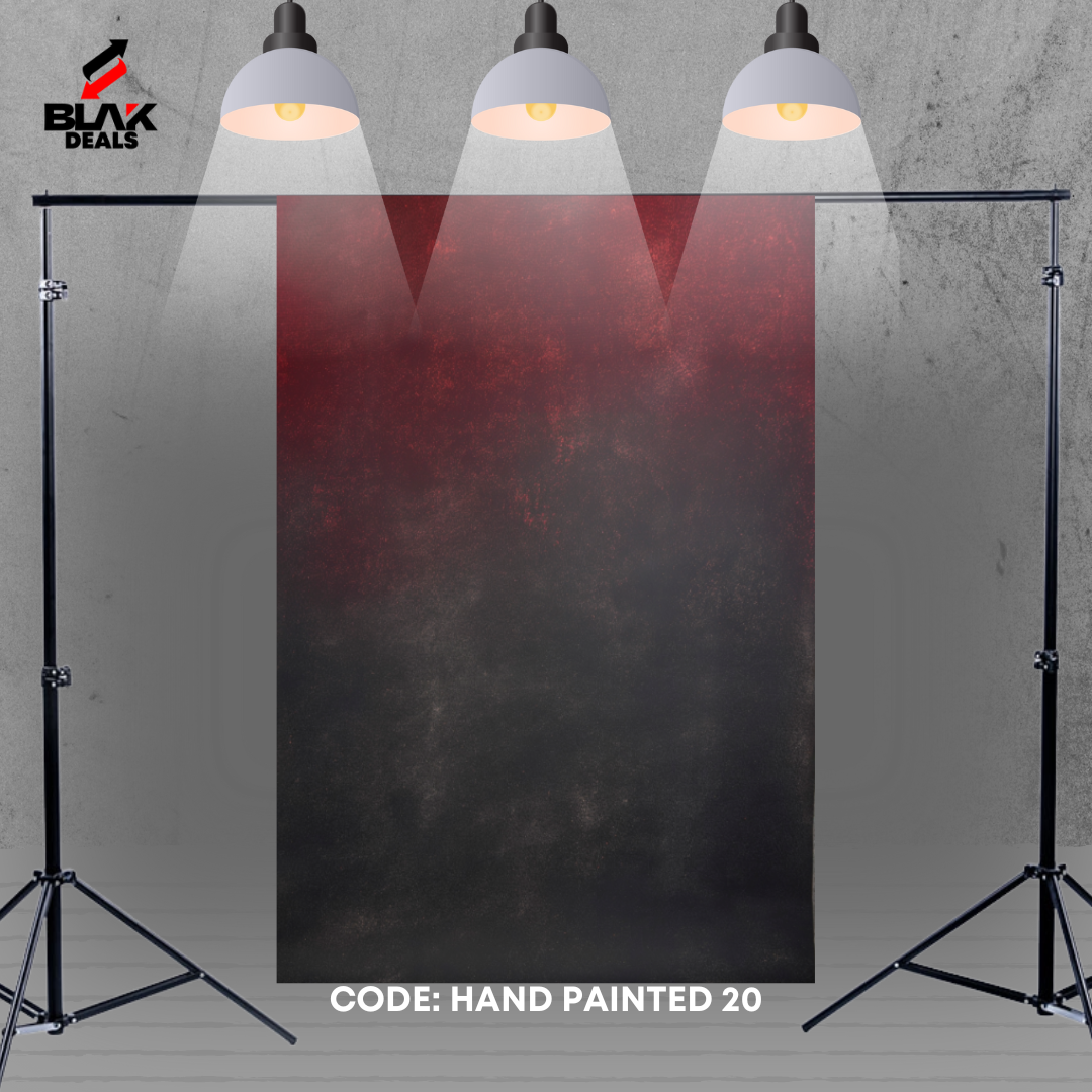 Painted Canvass Fine Art Graduation Family Portrait Photography Backdrop Photoshoot | BLAK Deals