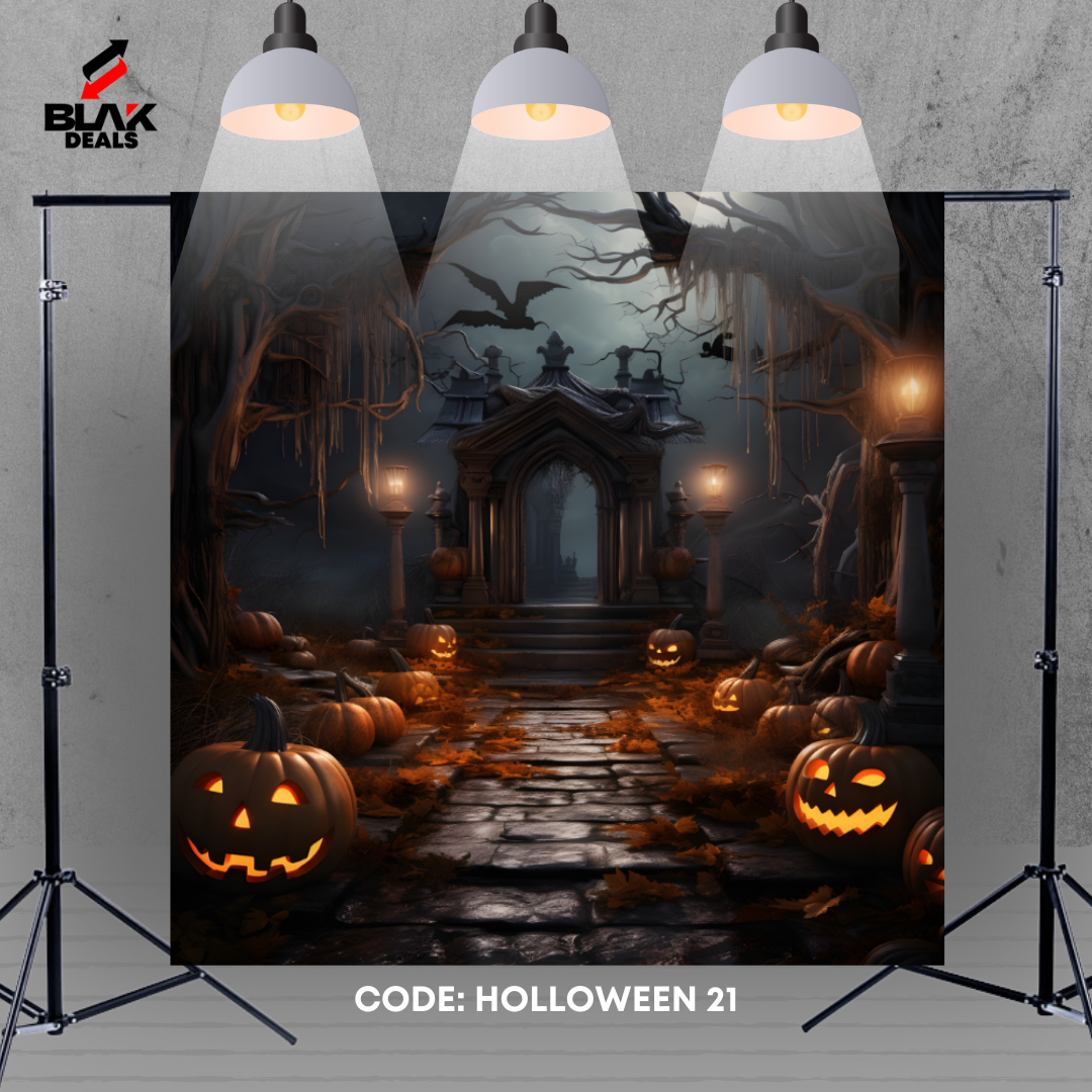 Arc Halloween Photography Backdrop Photoshoot | BLAK Deals