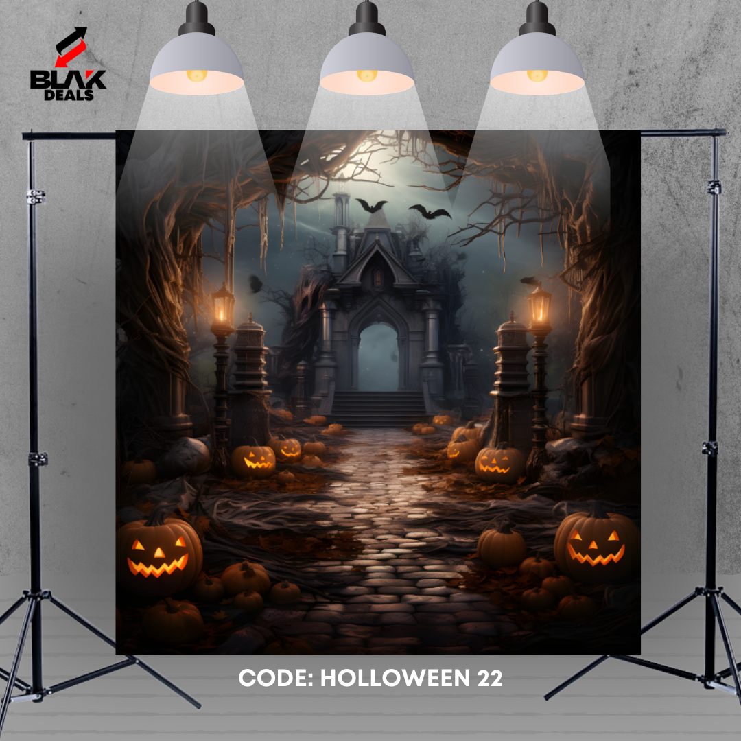Arc Halloween Photography Backdrop Photoshoot | BLAK Deals