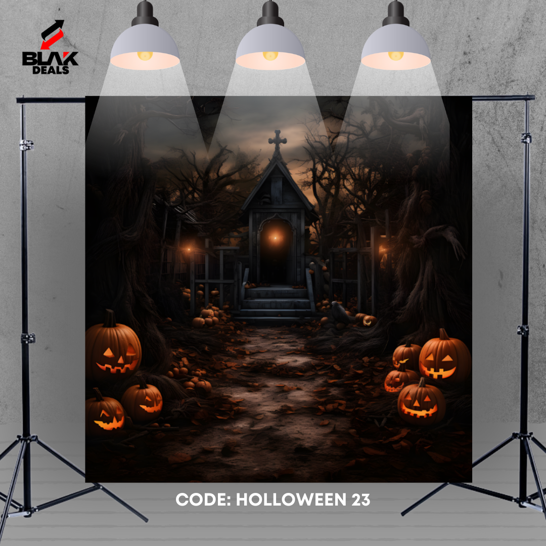 Arc Halloween Photography Backdrop Photoshoot | BLAK Deals