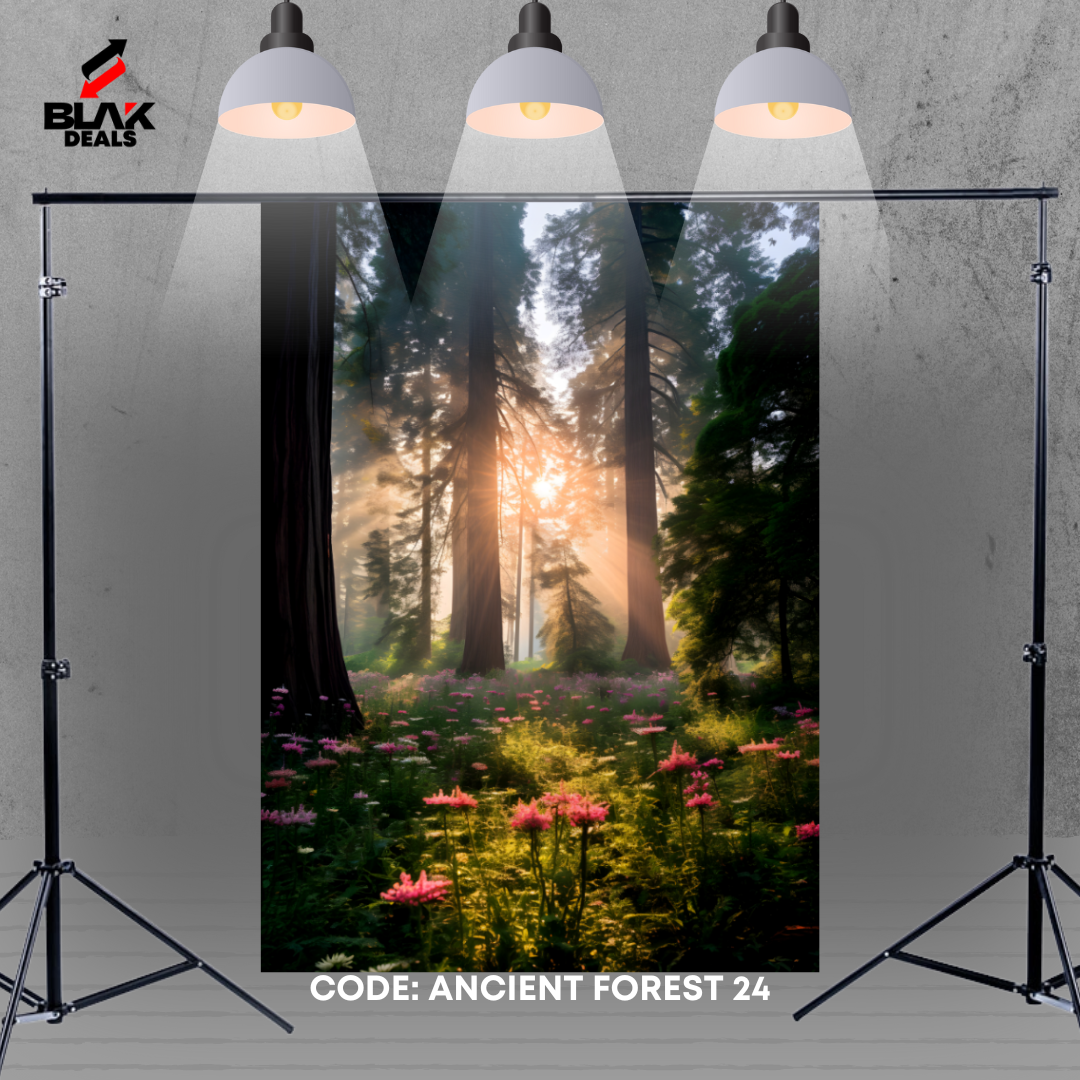 Ancient Forest Nature Family Maternity Couple Photography Backdrop Photoshoot | BLAK Deals