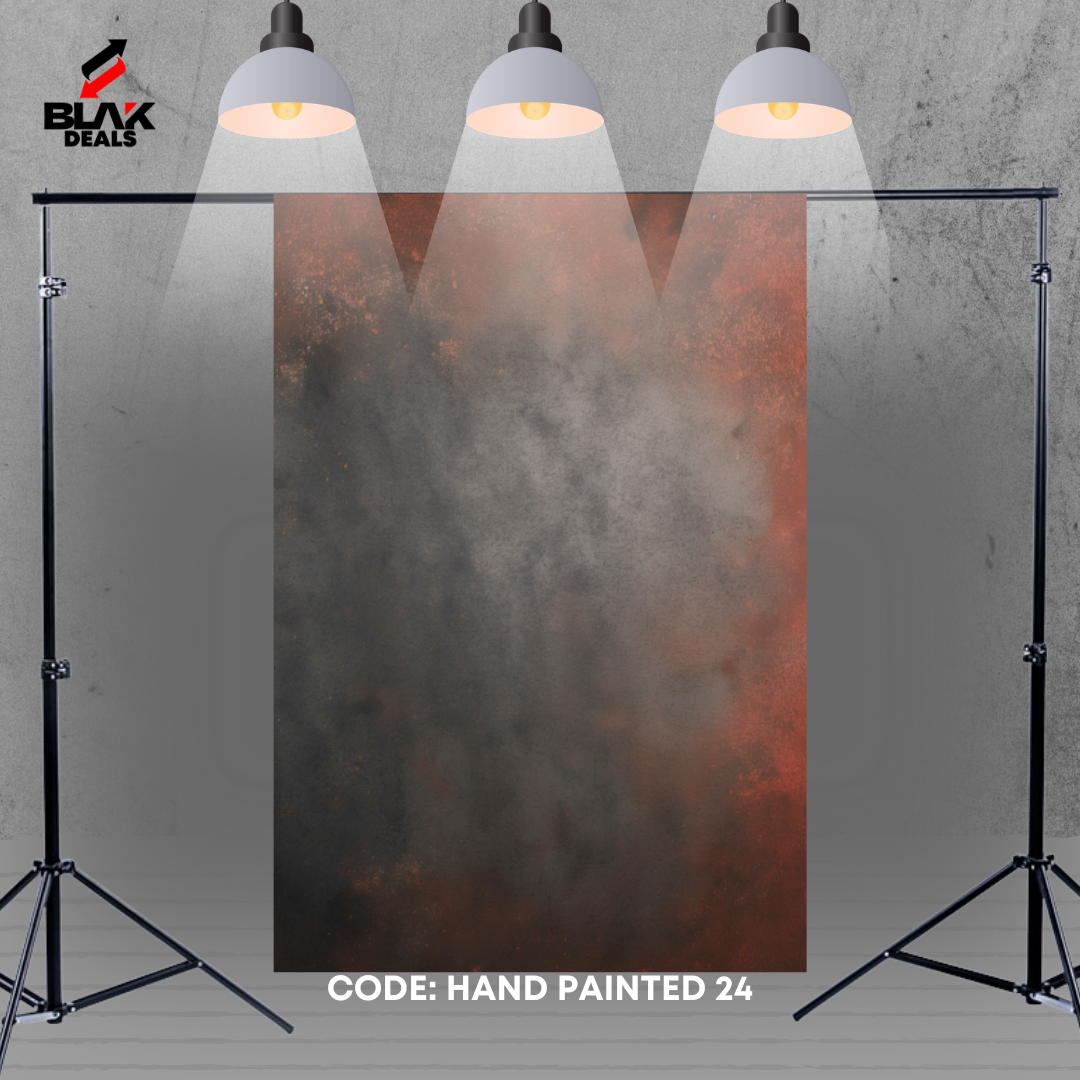 Painted Canvass Fine Art Graduation Family Portrait Photography Backdrop Photoshoot | BLAK Deals