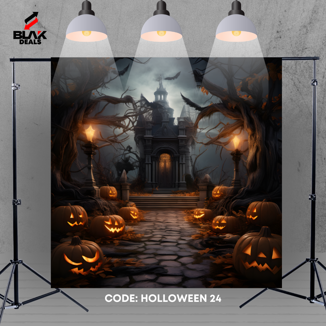 Arc Halloween Photography Backdrop Photoshoot | BLAK Deals