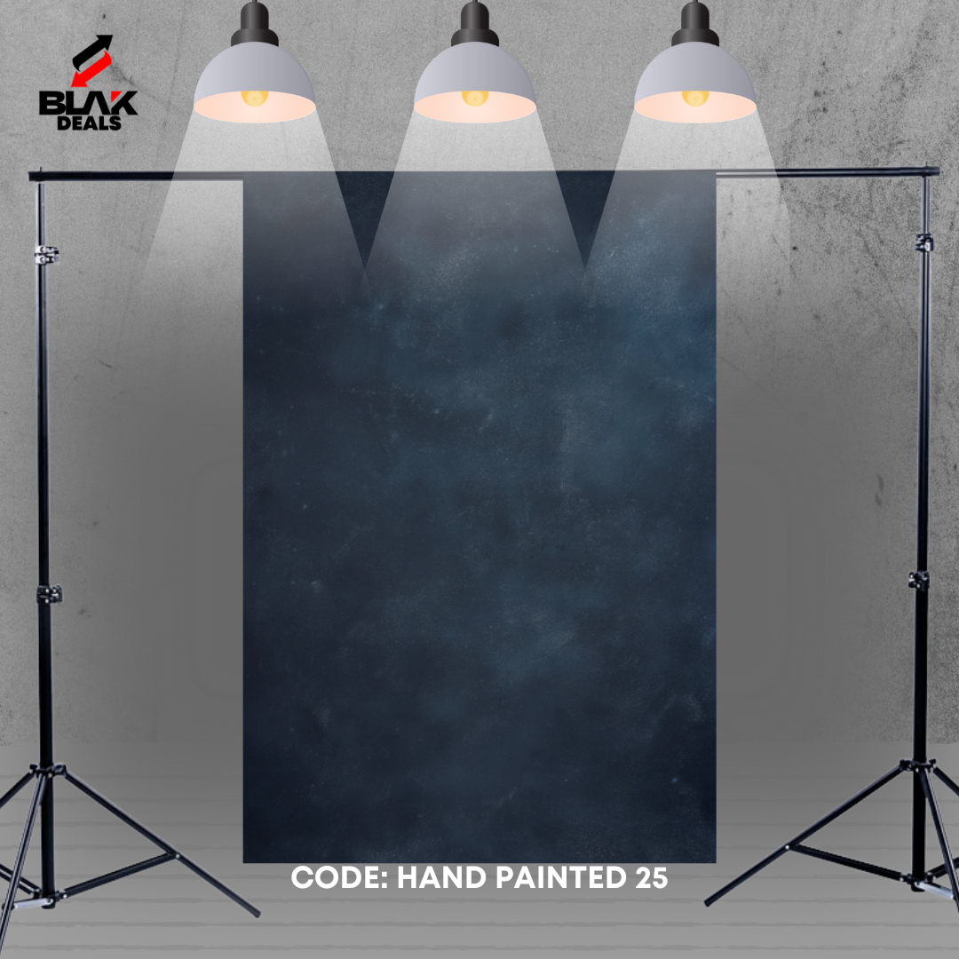 Painted Canvass Fine Art Graduation Family Portrait Photography Backdrop Photoshoot | BLAK Deals