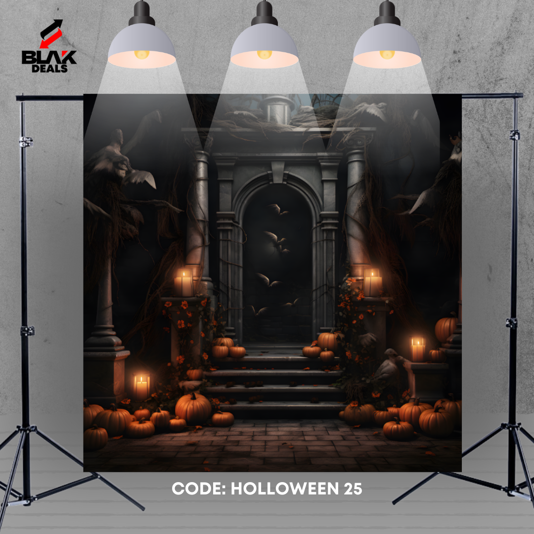 Arc Halloween Photography Backdrop Photoshoot | BLAK Deals