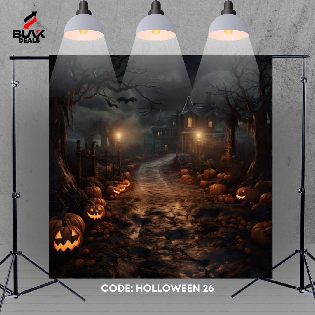 Arc Halloween Photography Backdrop Photoshoot | BLAK Deals