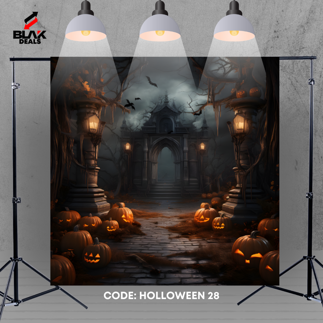 Arc Halloween Photography Backdrop Photoshoot | BLAK Deals