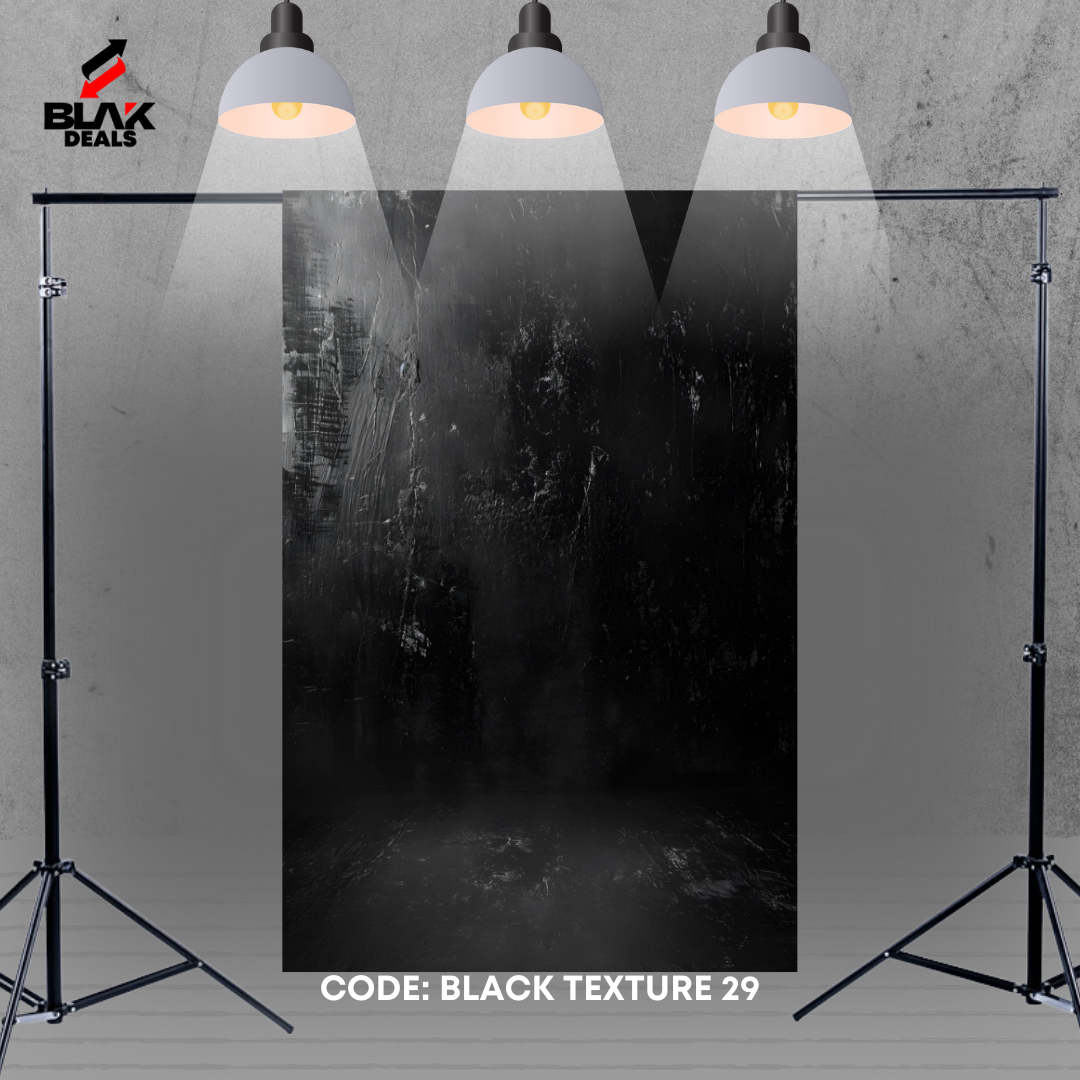 Black Texture Family Couple Portrait Maternity Photography Backdrop Photoshoot | BLAK Deals