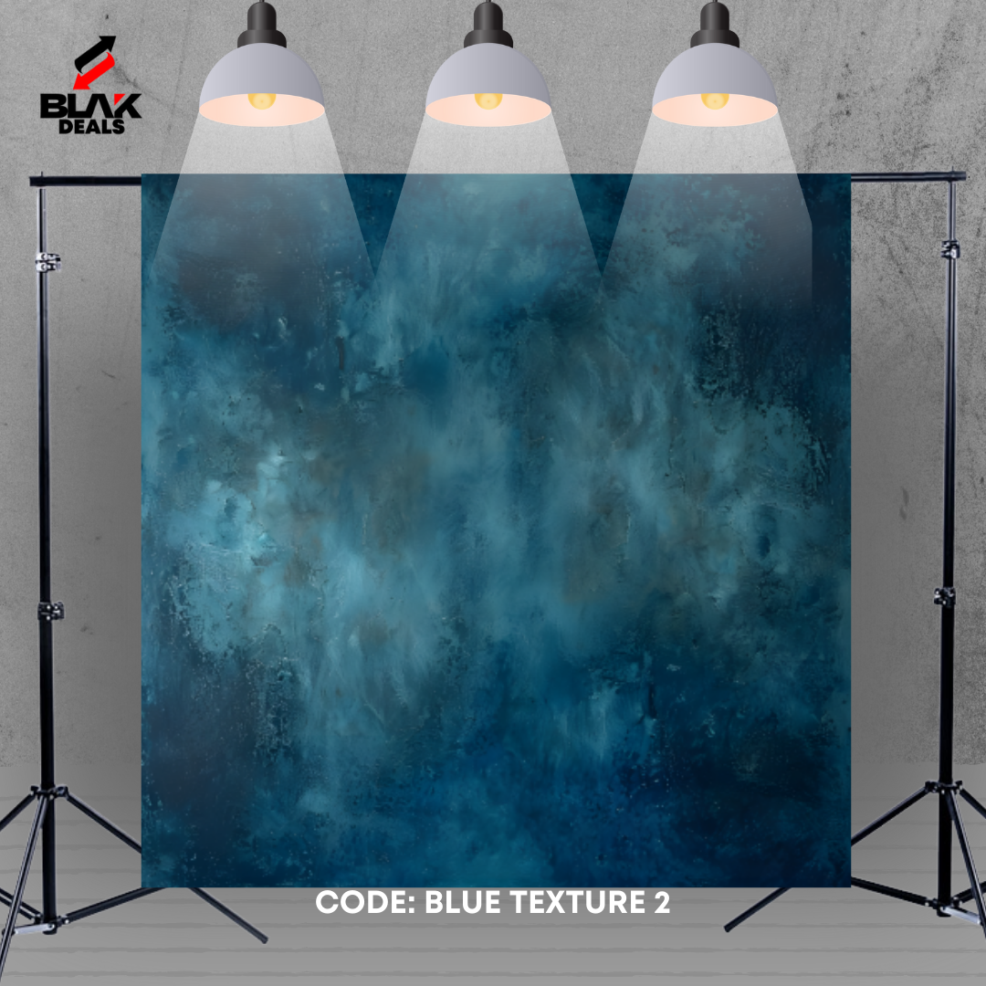 Blue Texture Family Couple Portrait Maternity Photography Backdrop Photoshoot | BLAK Deals