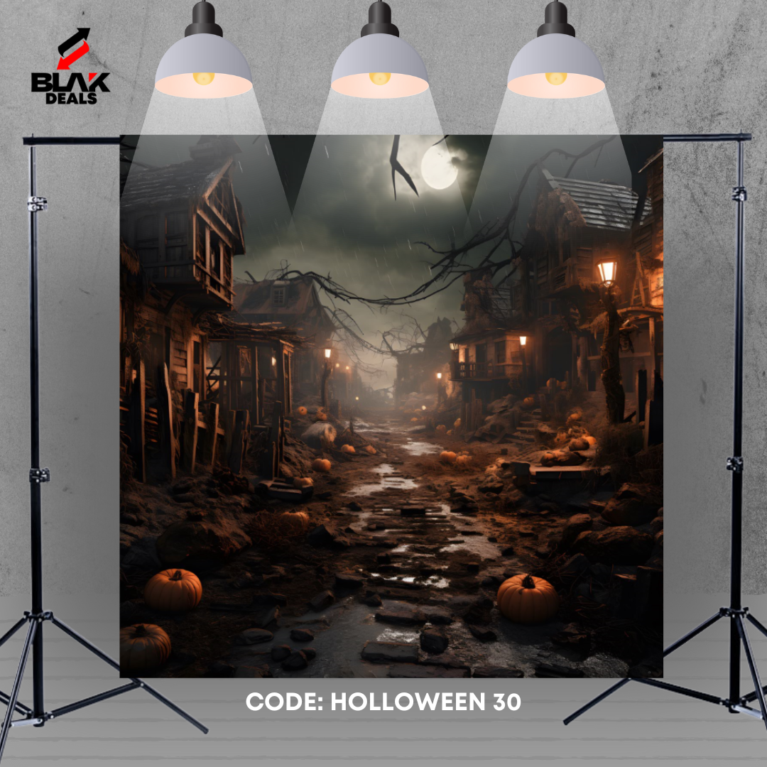 Arc Halloween Photography Backdrop Photoshoot | BLAK Deals