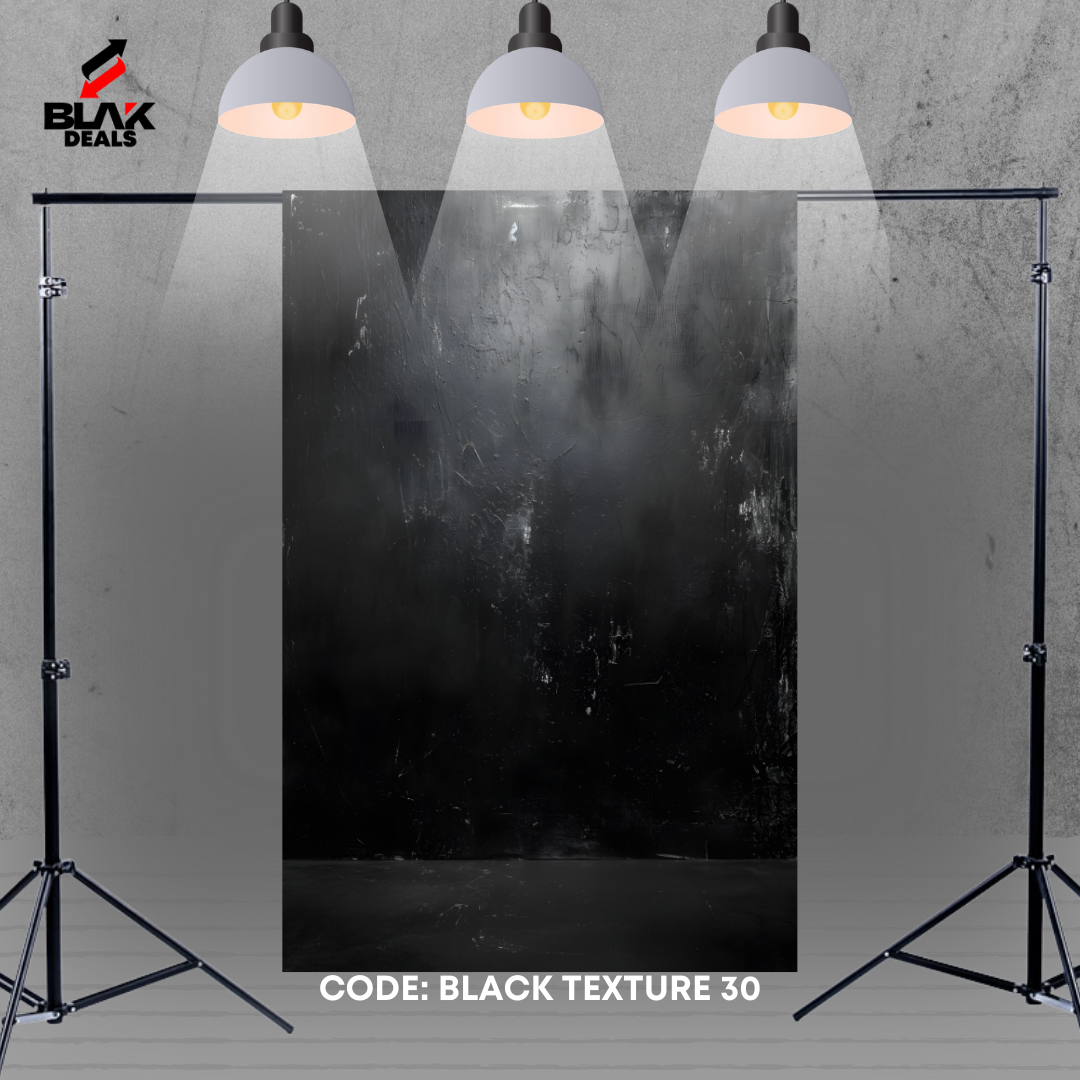 Black Texture Family Couple Portrait Maternity Photography Backdrop Photoshoot | BLAK Deals