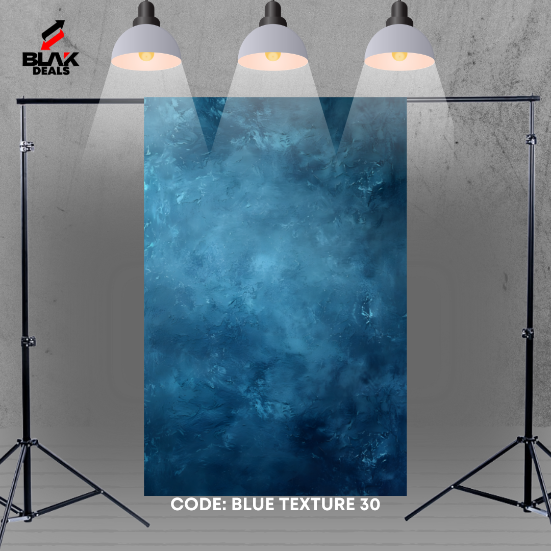 Blue Texture Family Couple Portrait Maternity Photography Backdrop Photoshoot | BLAK Deals