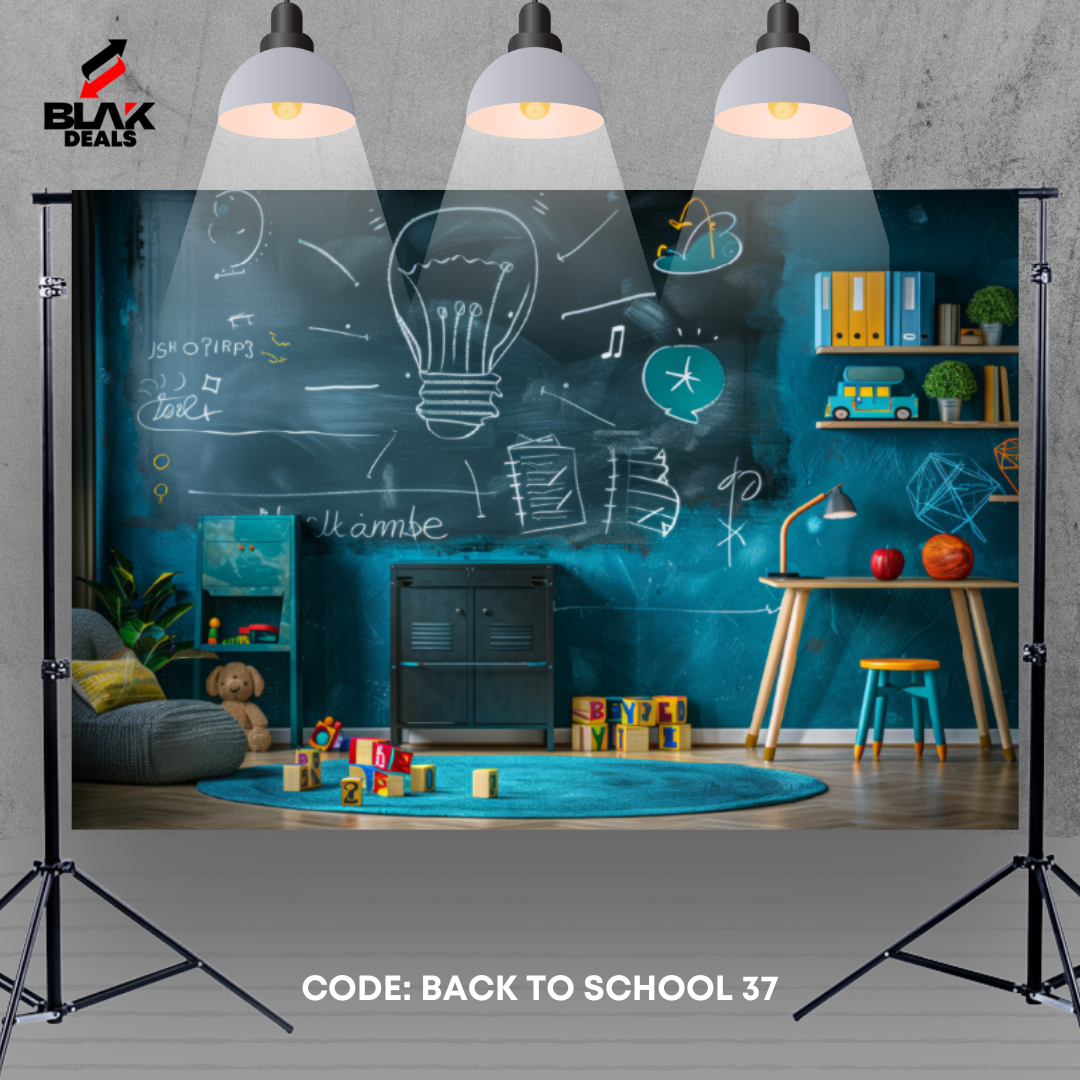 Student Back to School Kids Newborn Toddler Photography Backdrop Photoshoot | BLAK Deals
