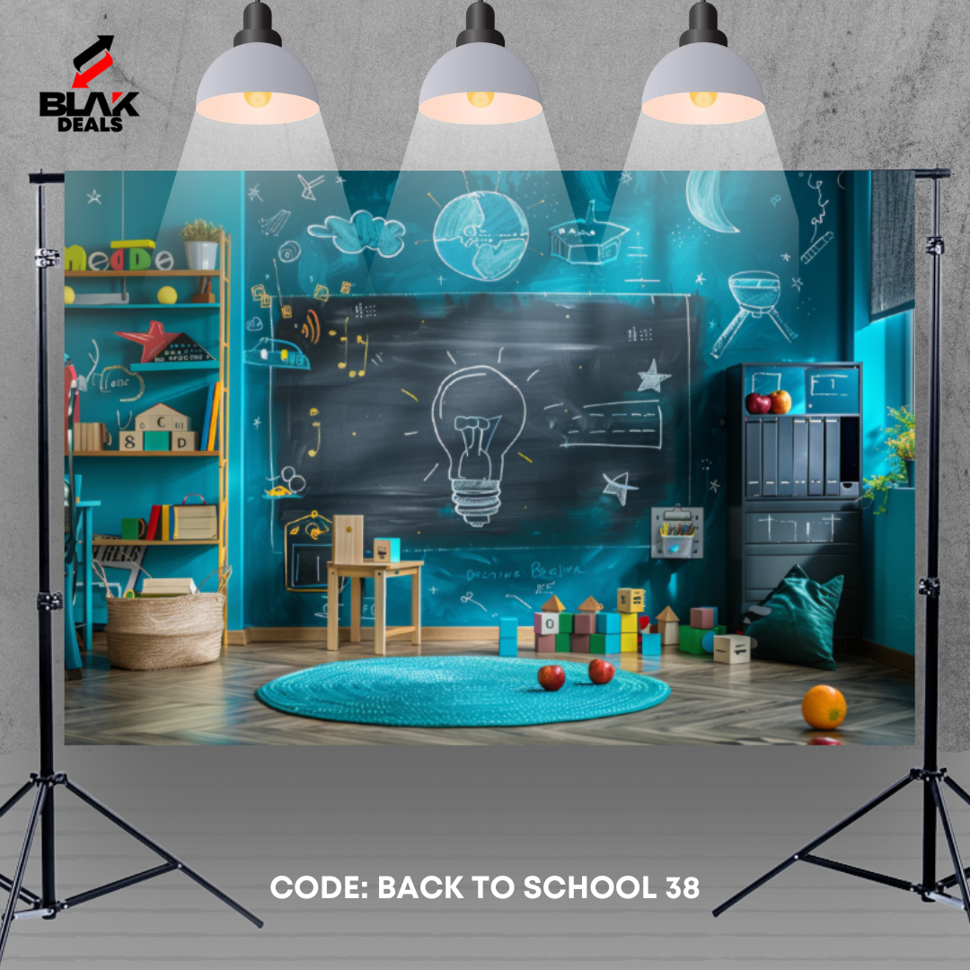 Student Back to School Kids Newborn Toddler Photography Backdrop Photoshoot | BLAK Deals