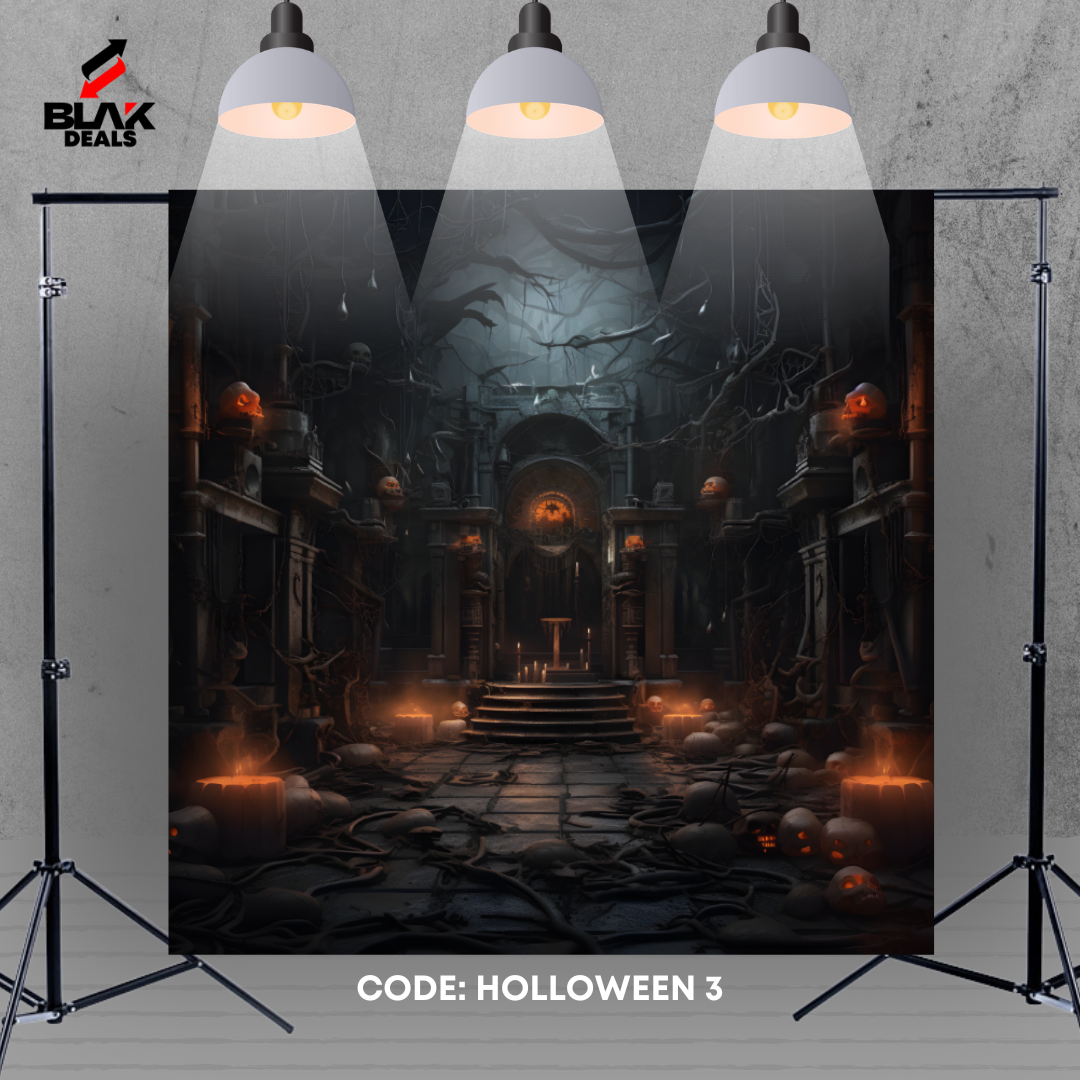 Arc Halloween Photography Backdrop Photoshoot | BLAK Deals