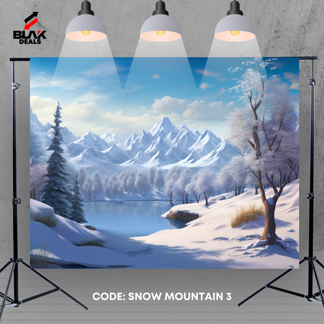 Mountains Frozen Kids Toddler Newborn Photography Backdrop Photoshoot | BLAK Deals